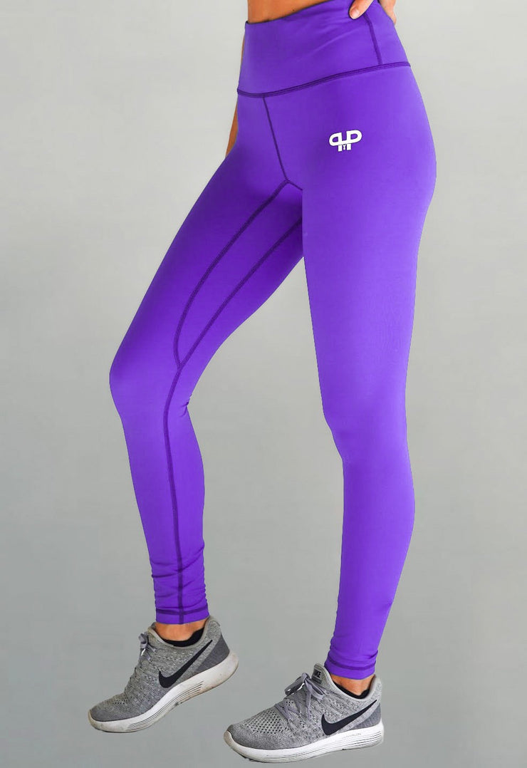 Glam high waisted leggings-purple - Intensiti 